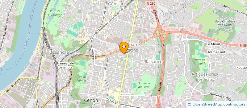 localisation de l'entreprise 503 332 504 à CENON