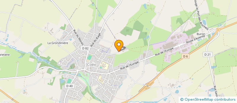 localisation de l'entreprise 503 381 915   COEX