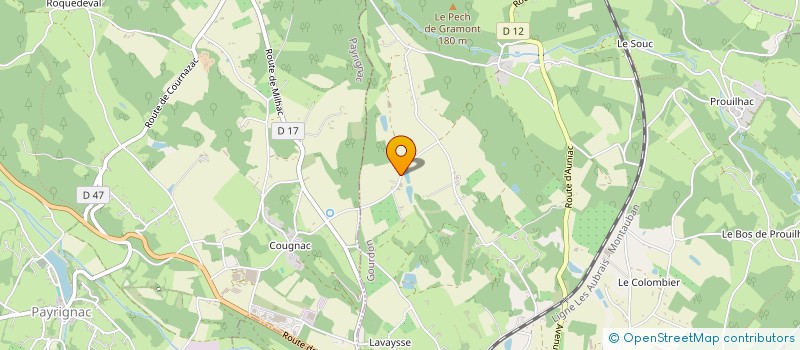 localisation de l'entreprise 503 384 430 à GOURDON