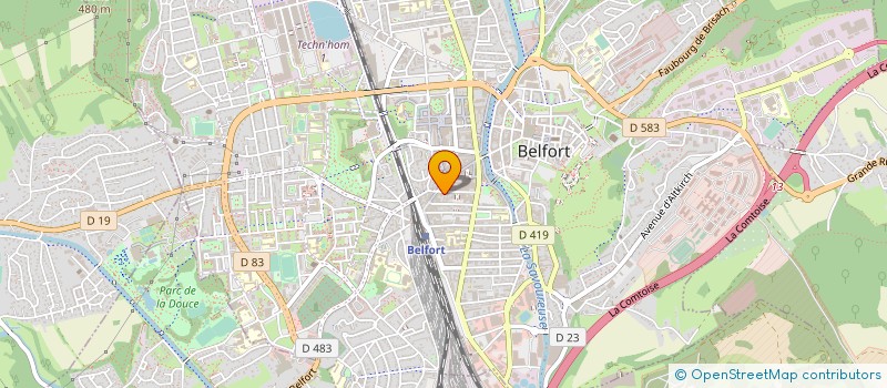 localisation de l'entreprise 503 503 021   BELFORT