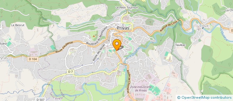localisation de l'entreprise 503 591 505  à LA VOULTE-SUR-RHONE