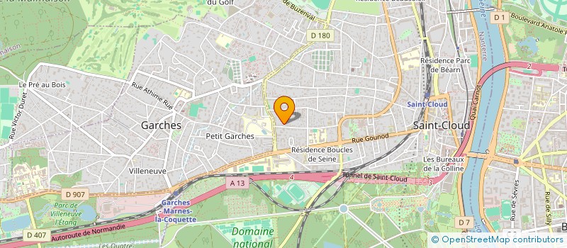 localisation de l'entreprise 503 592 362 à SAINT-CLOUD