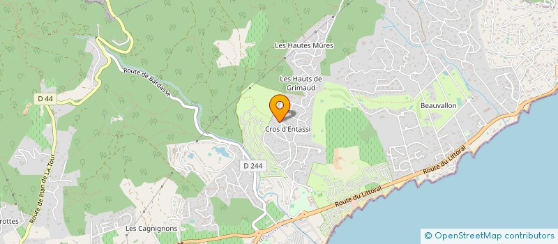 localisation de l'entreprise 503 623 787 à GRIMAUD