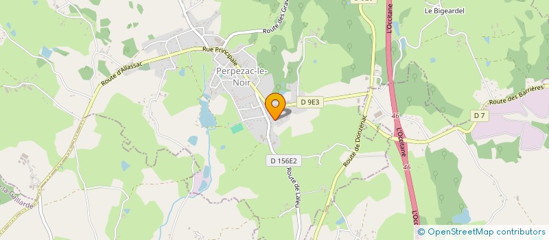 localisation de l'entreprise 503 641 243   PERPEZAC-LE-NOIR