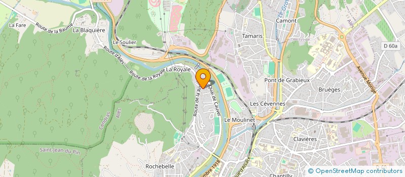localisation de l'entreprise 503 644 346 à ALES