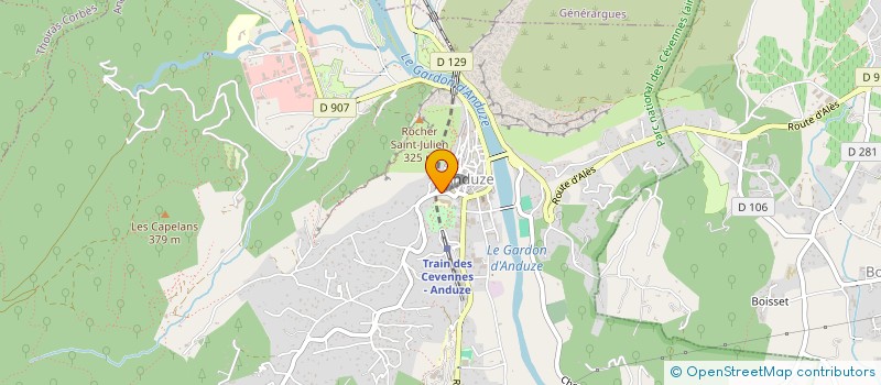 localisation de l'entreprise 503 737 074   ANDUZE