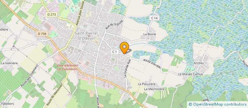 localisation de l'entreprise 503 757 387   SAINT PIERRE D'OLERON