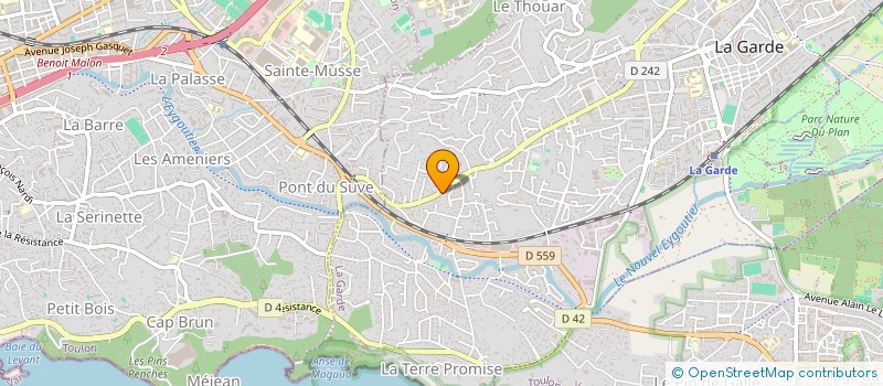 localisation de l'entreprise 503 765 778  à LA VALETTE-DU-VAR