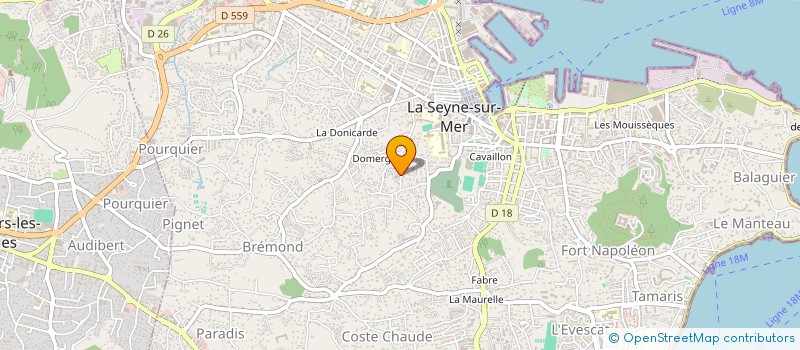 localisation de l'entreprise 503 809 980  à LA SEYNE-SUR-MER