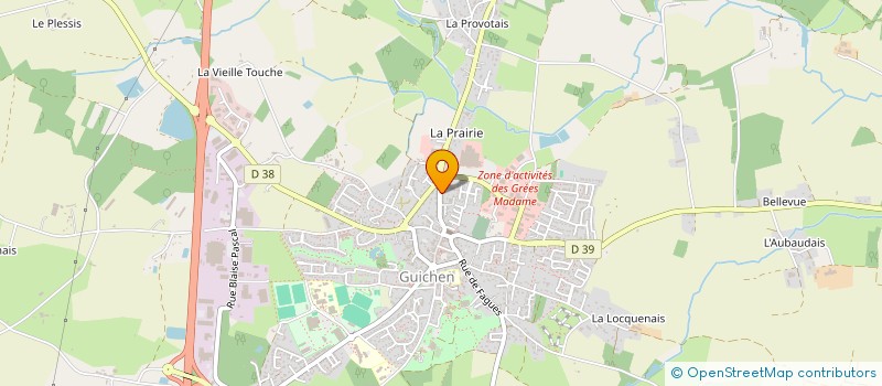 localisation de l'entreprise 503 870 909   GUICHEN