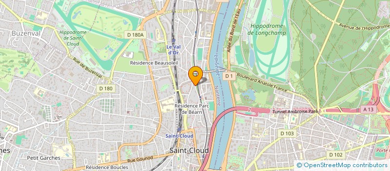 localisation de l'entreprise 503 952 178   SAINT-CLOUD