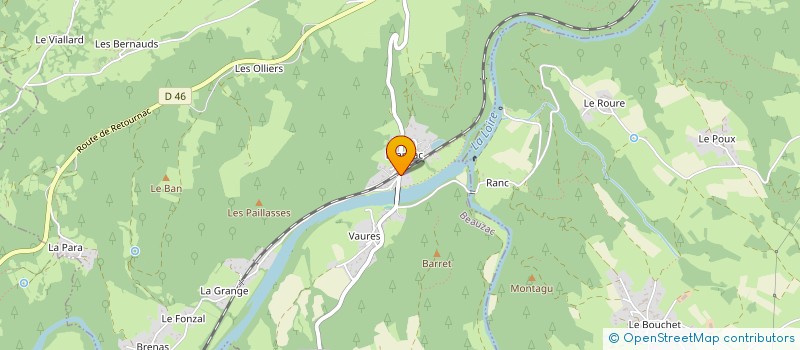 localisation de l'entreprise 503 972 689   BEAUZAC