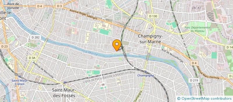 localisation de l'entreprise 503 995 896   CHAMPIGNY-SUR-MARNE