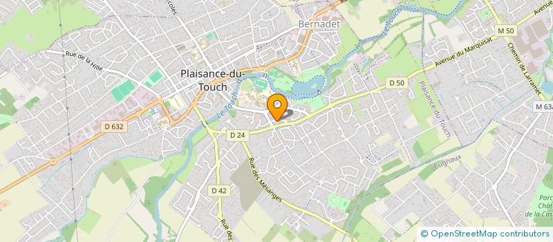 localisation de l'entreprise 504 062 613   PLAISANCE-DU-TOUCH