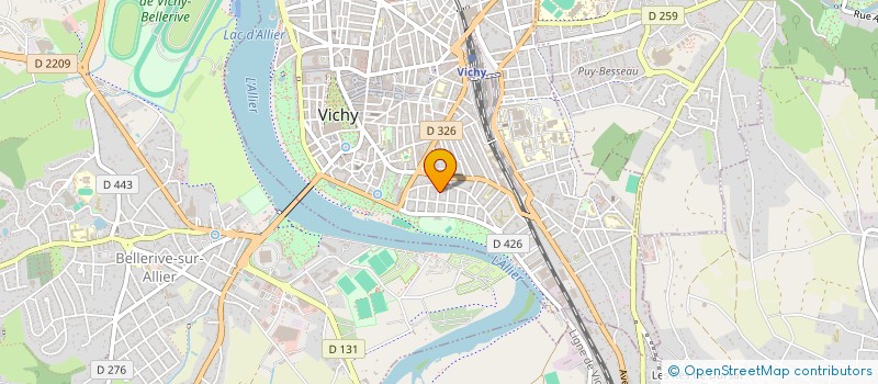 localisation de l'entreprise 504 085 051 à VICHY
