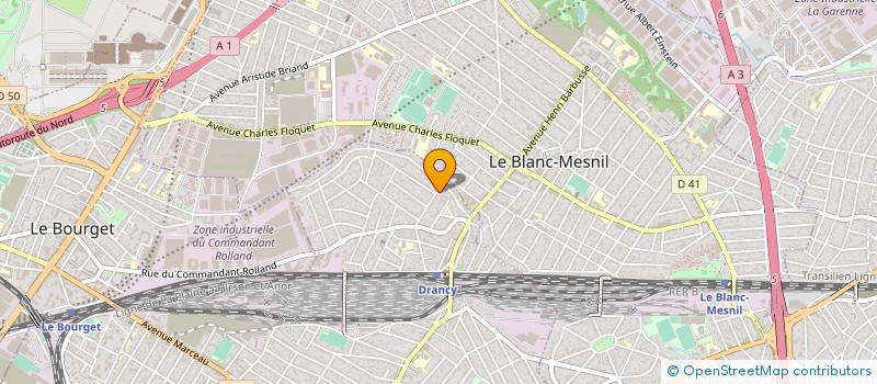 localisation de l'entreprise 504 087 081 à DRANCY