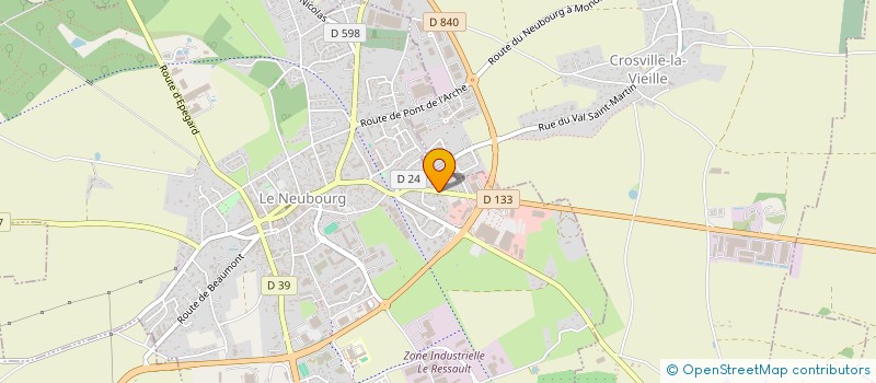 localisation de l'entreprise 504 166 661   LE NEUBOURG