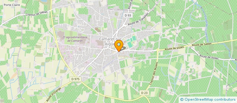 localisation de l'entreprise 504 206 830   CAMARET-SUR-AIGUES