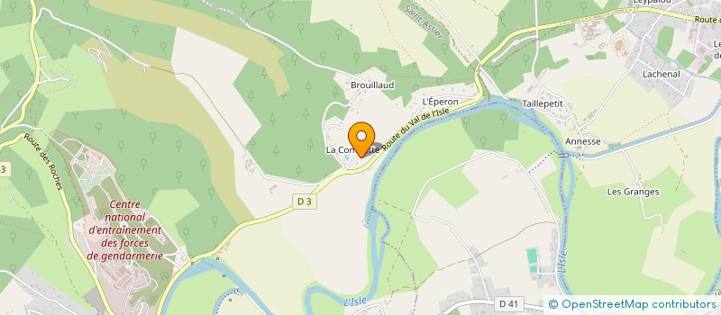 localisation de l'entreprise 504 224 817 à SAINT-ASTIER