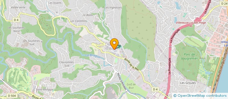 localisation de l'entreprise 504 227 943 à ROQUEFORT-LES-PINS