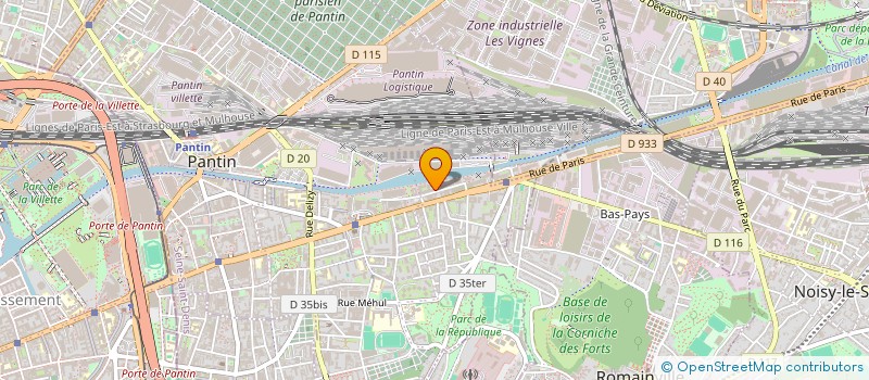 localisation de l'entreprise 504 237 272   PANTIN