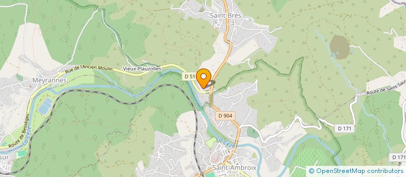 localisation de l'entreprise 504 263 955   GAGNIERES