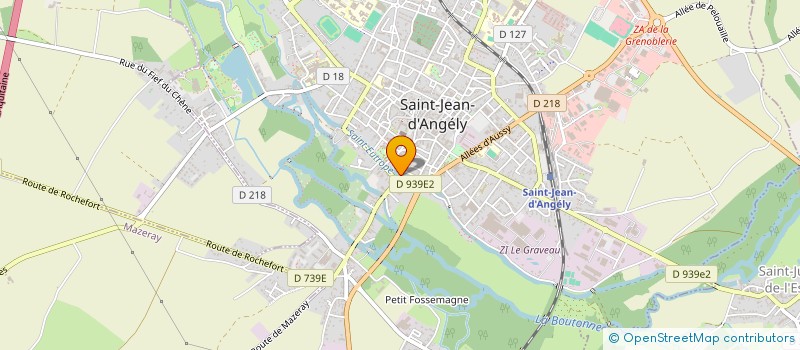 localisation de l'entreprise 504 268 533   SAINTES