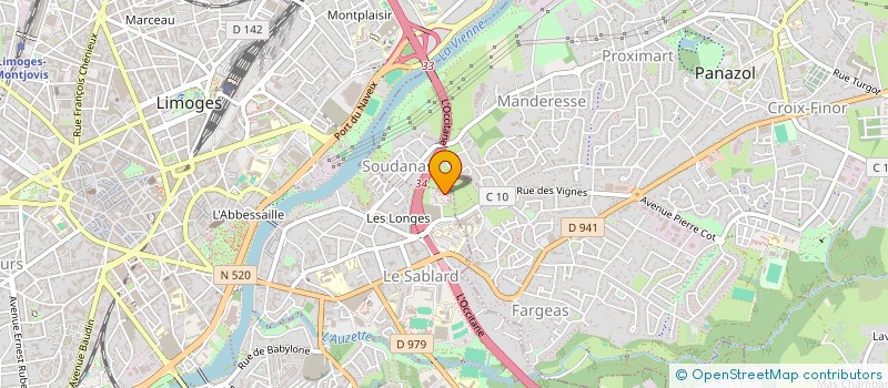 localisation de l'entreprise 504 275 801 à LIMOGES