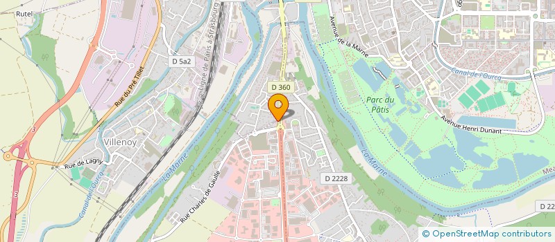 localisation de l'entreprise 504 276 304 à MEAUX