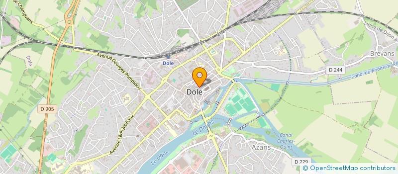 localisation de l'entreprise 504 278 219  à DOLE