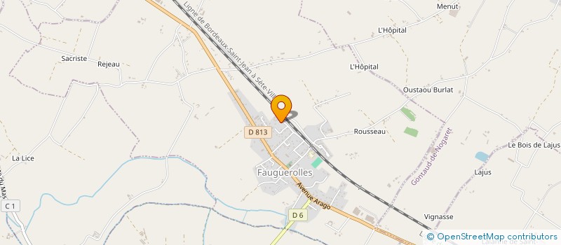 localisation de l'entreprise 504 329 350   FAUGUEROLLES