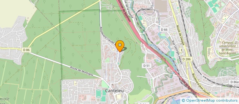 localisation de l'entreprise 504 360 173 à SOTTEVILLE-LES-ROUEN