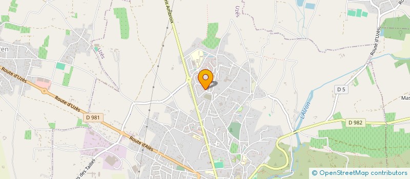 localisation de l'entreprise 504 418 476   UZES