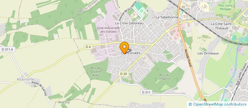 localisation de l'entreprise 504 425 117 à VERNOUILLET