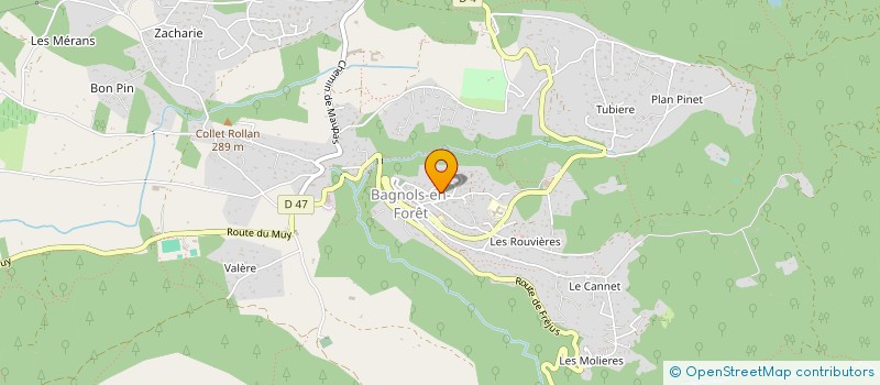 localisation de l'entreprise 504 427 816   BAGNOLS-EN-FORET