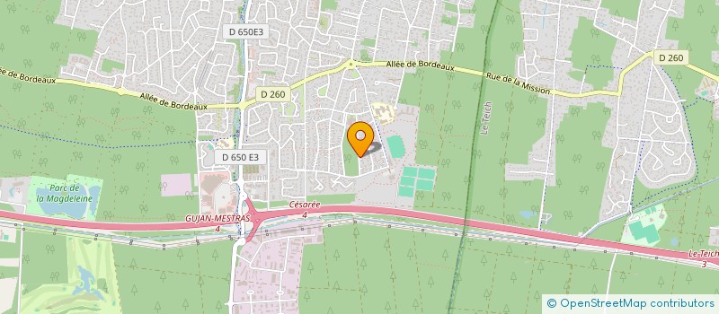 localisation de l'entreprise 504 556 358   GUJAN-MESTRAS