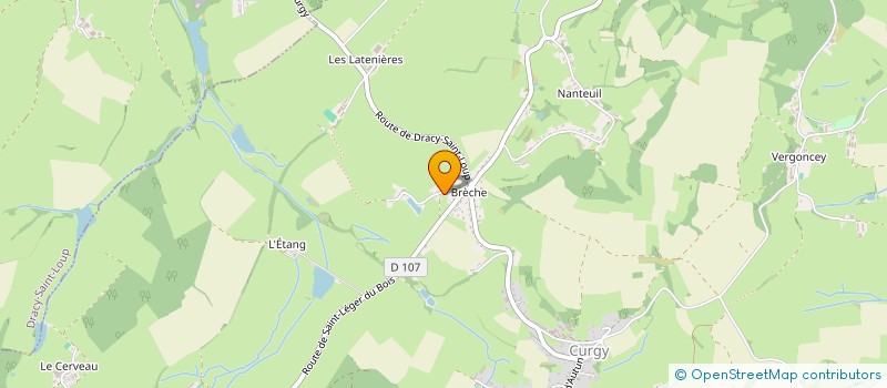 localisation de l'entreprise 504 586 660   CURGY