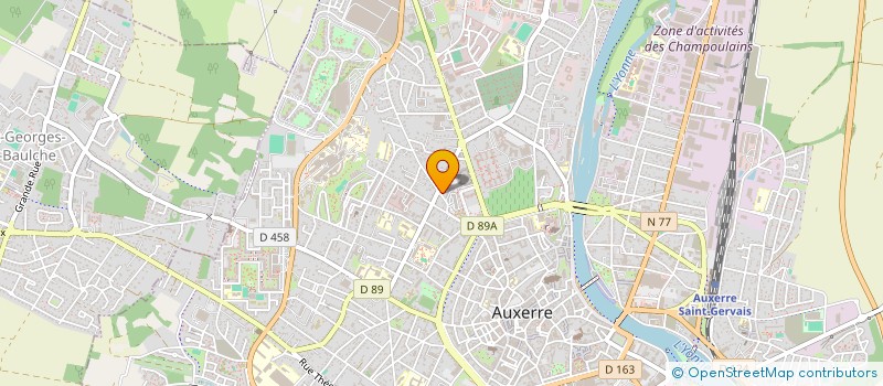 localisation de l'entreprise 504 589 722 à AUXERRE