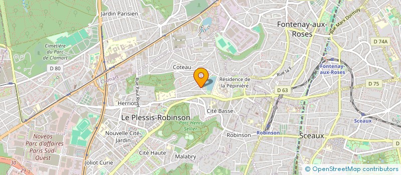 localisation de l'entreprise 504 634 643 à LE PLESSIS-ROBINSON