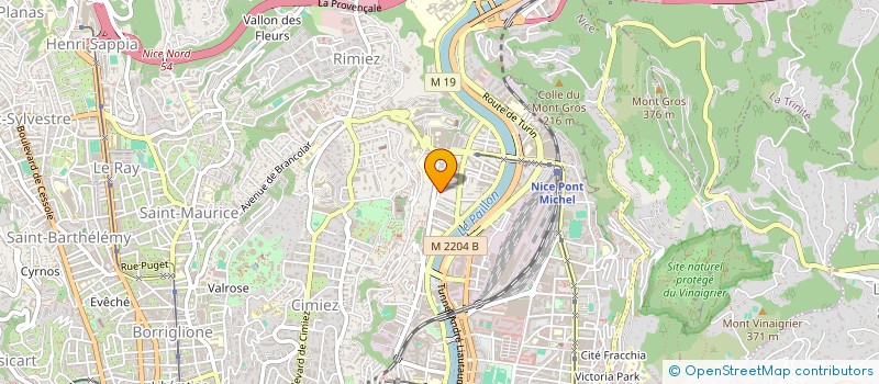 localisation de l'entreprise 504 639 865 à NICE