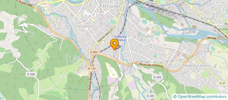 localisation de l'entreprise 504 648 528 à JURANCON