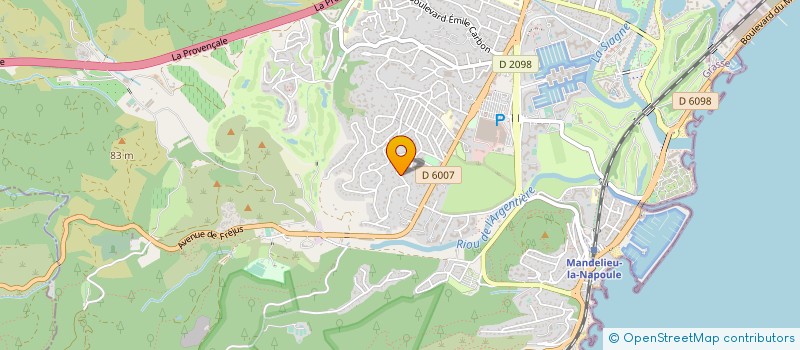 localisation de l'entreprise 504 710 138 à MANDELIEU-LA-NAPOULE