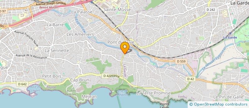 localisation de l'entreprise 504 723 578   TOULON