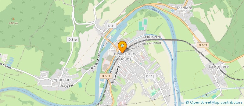 localisation de l'entreprise 504 728 155   L'ISLE-SUR-LE-DOUBS