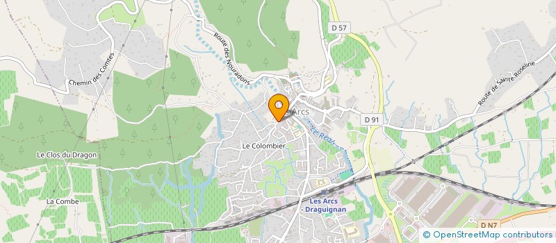 localisation de l'entreprise 504 733 346   LES ARCS