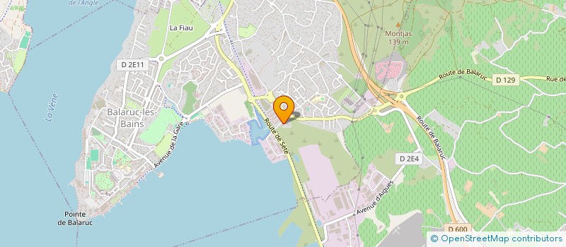 localisation de l'entreprise 504 740 374   BALARUC-LES-BAINS