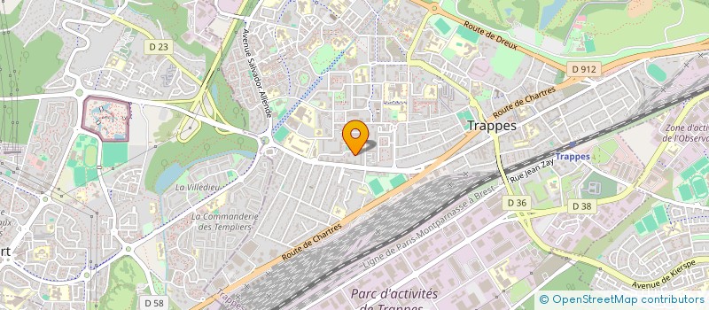 localisation de l'entreprise 504 795 923   TRAPPES