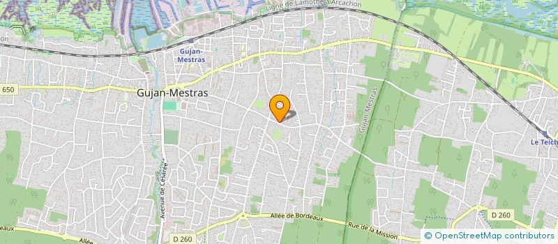 localisation de l'entreprise 504 810 599 à GUJAN-MESTRAS