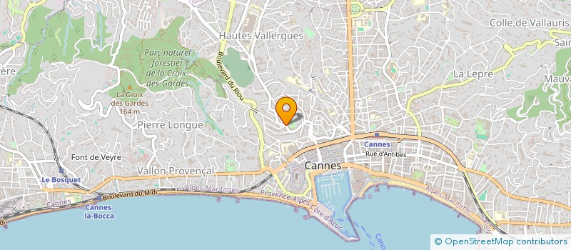localisation de l'entreprise 505 022 129 à CANNES
