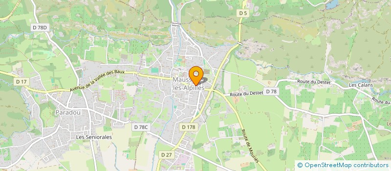 localisation de l'entreprise 505 048 199 à MAUSSANE-LES-ALPILLES